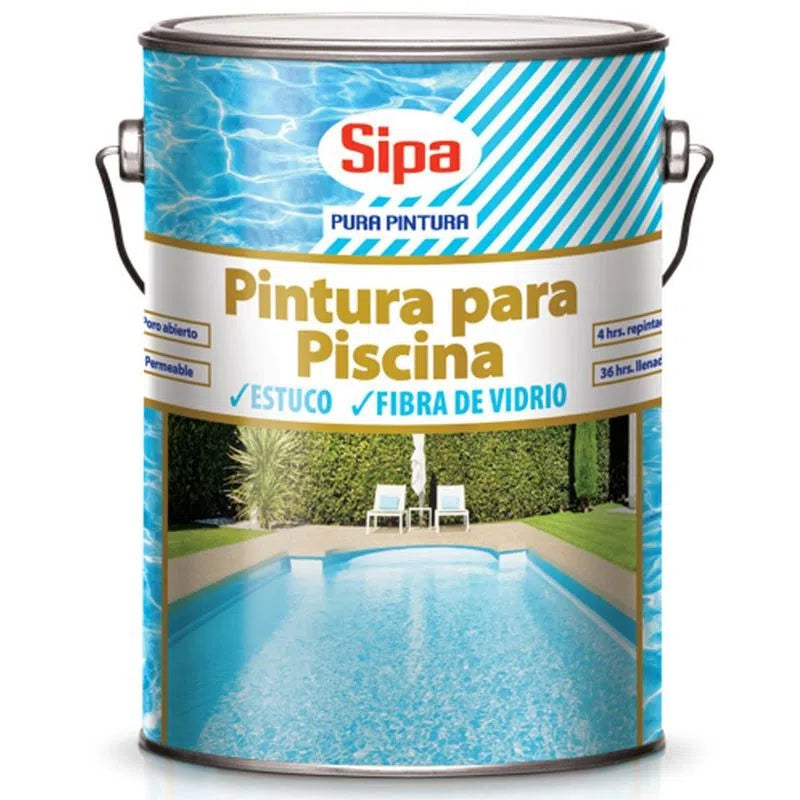 Pintura Piscina Celeste Gl Sipa