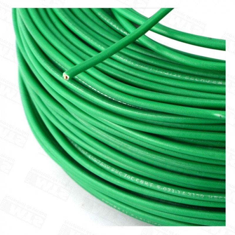 Alambre HO7V-U 2.5mm Verde x 100mt