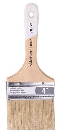 BROCHA COLORINDEX BARNIZ 4" HELA