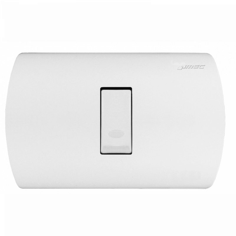Interruptor Embutido 9/12 Blanco Mec