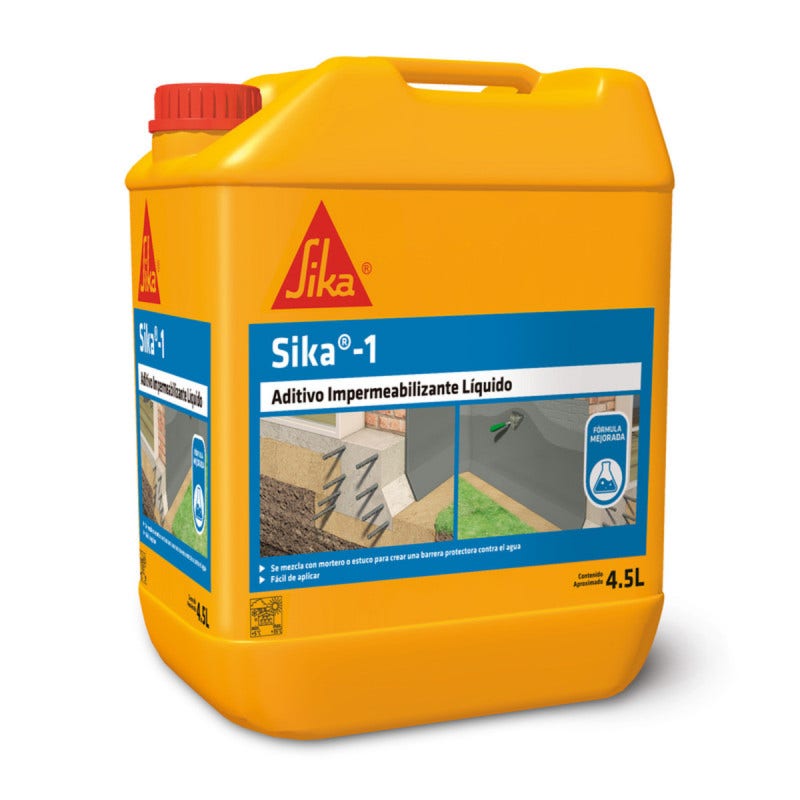 SIKA 1 ADITIVO IMPERM. 4.5LT