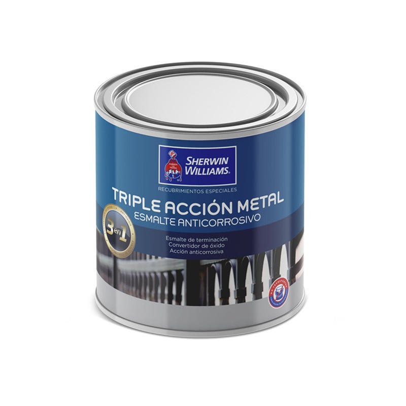 ANTICORROSIVO TRIPLE ACCION NEGRO 1/4GL SH.WILL