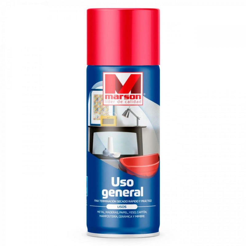 ESMALTE SPRAY ROJO VIVO 350ML MARSON