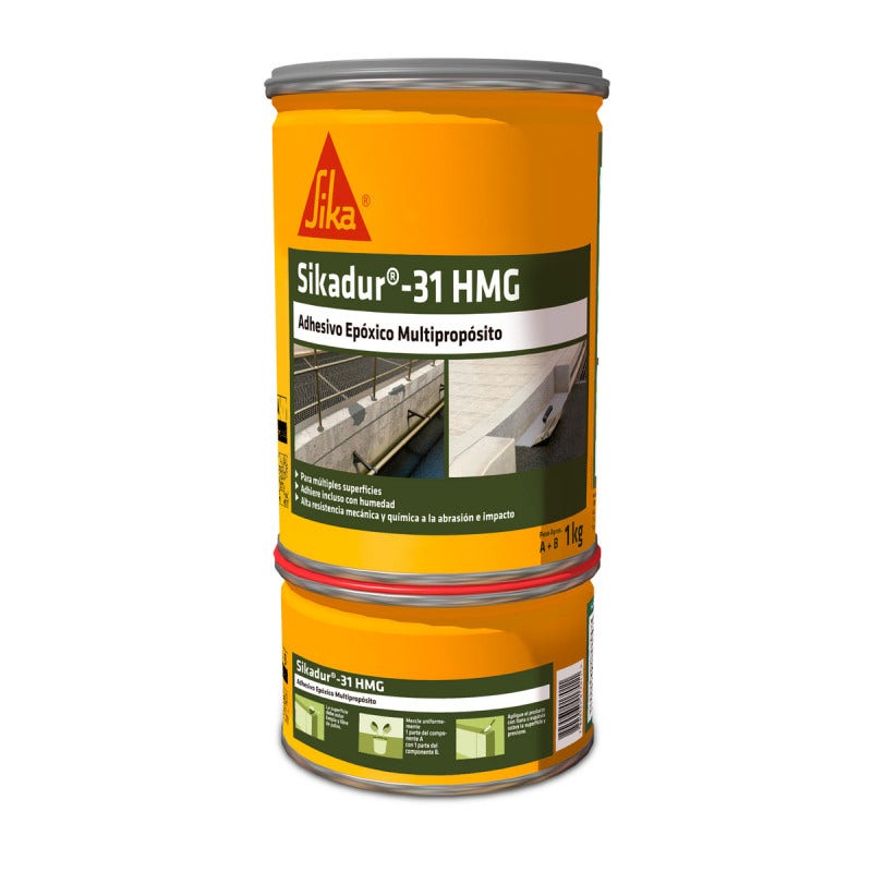 Sikadur 31 Hi-Mod-gel Adhesivo Estructural 2 compuestos 1kg