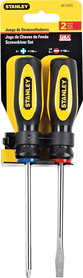 JUEGO DESTORNILLADORES 2 PZS BASIC (60020) STANLEY