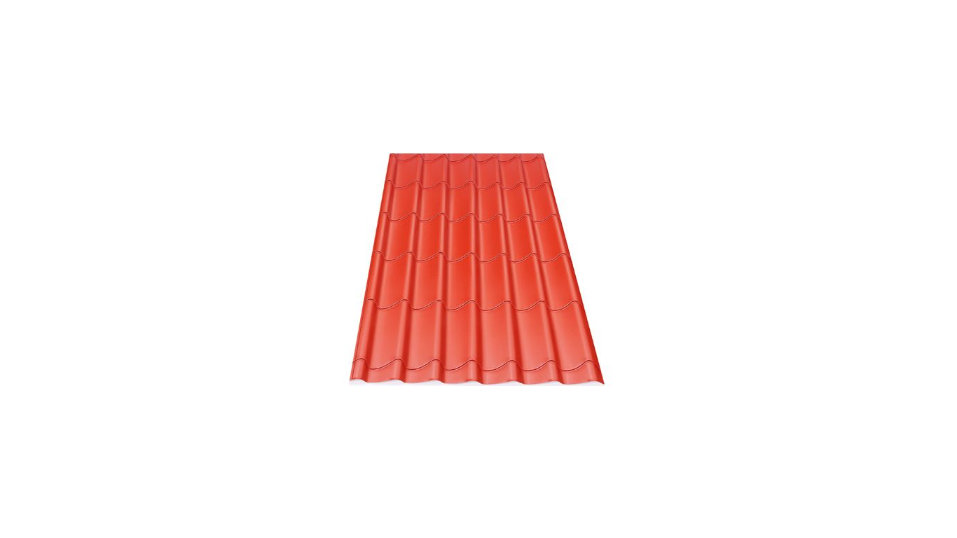 Teja Continua Asturias Terracota 3.66x1.01mt Inppa