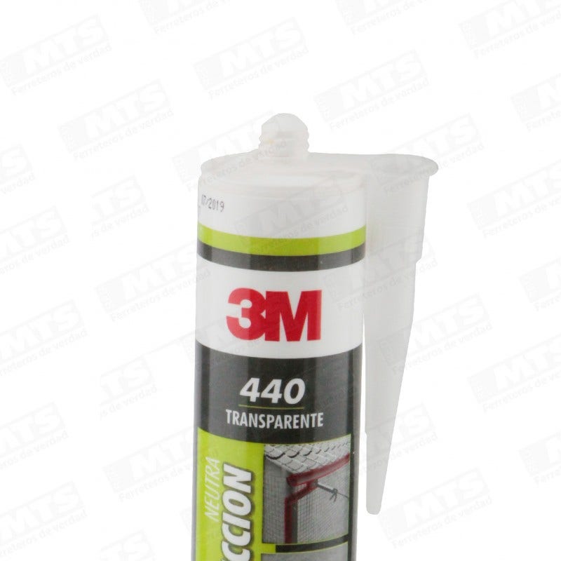 Silicona Neutra 440 Transparente Construcción 
 3m