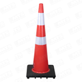 Cono Reflectante 36" Cert Base Negra