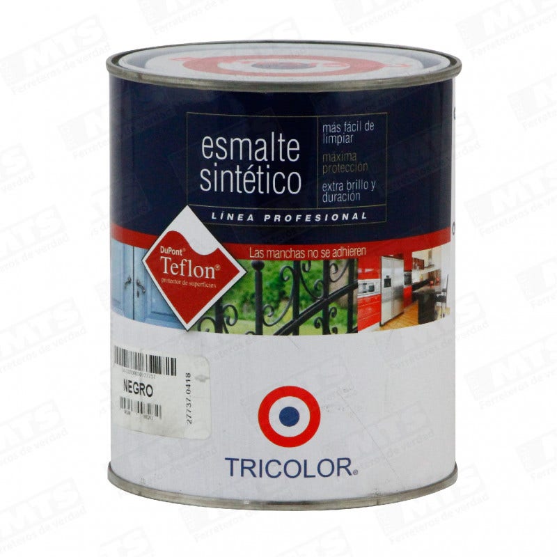 ESMALTE SINTETICO PROF NEGRO 1/4GL TRICOLOR