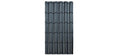 Teja Continua Asturias Negro 3.66x1.15x0.40 Inppa