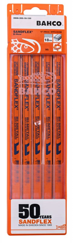 HOJA DE SIERRA SANDFLEX 18DIENTES BAHCO