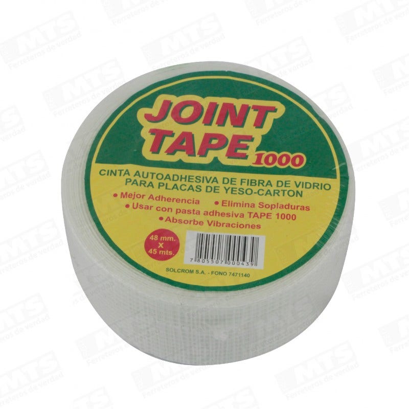 Cinta Juntura Fibra De Vidrio 50mm X 45mt Volcan