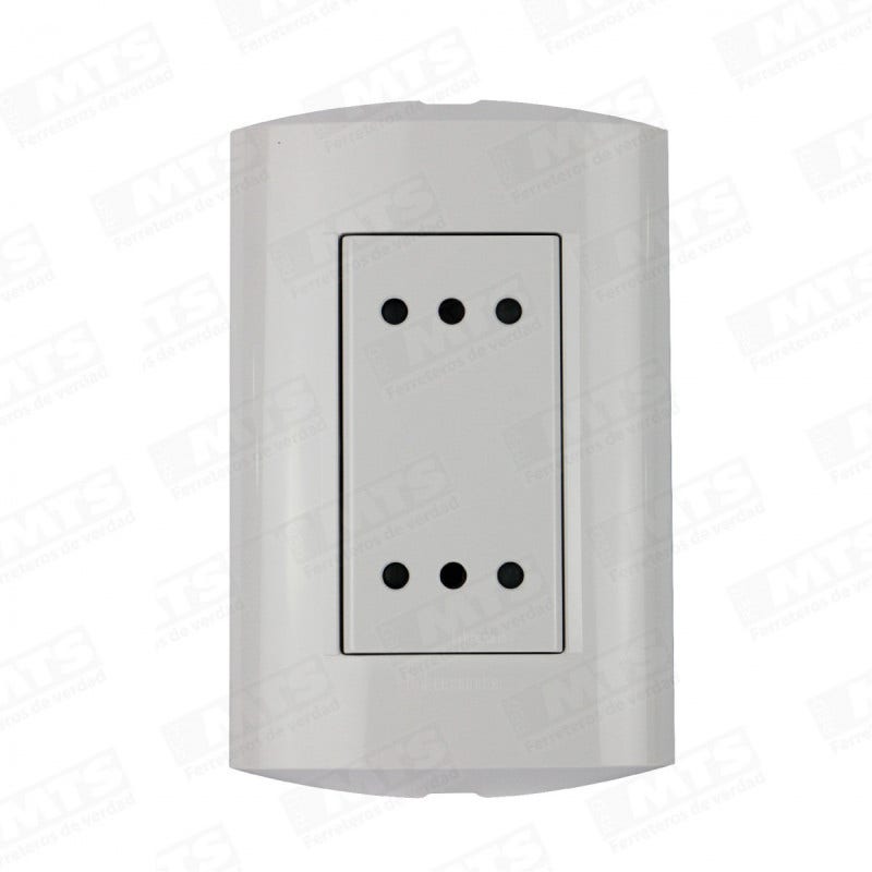 Enchufe Hemb. Embutido Doble 10A.Blanco Bticino