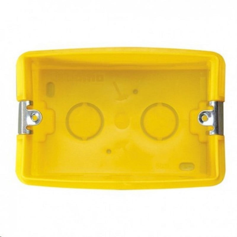 Caja Derivación Embutida P/Albañilería Amarilla 503L Bticino