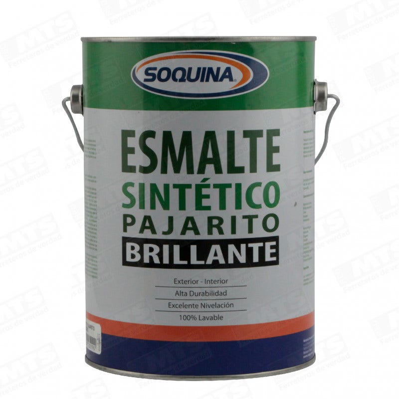 ESMALTE SINT. PAJAR. NEGRO GALON SOQUI