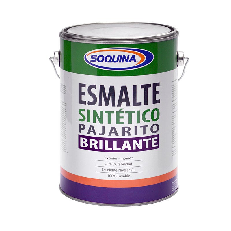 ESMALTE SINT. PAJAR. NEGRO GALON SOQUI