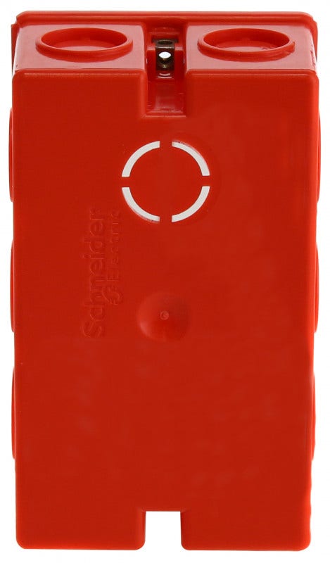 Caja Derivación Embutida 99x60x40 Naranja Marisio
