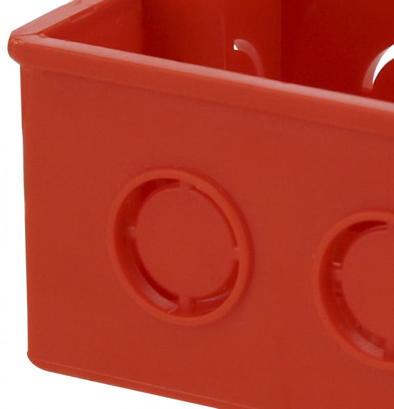 Caja Derivación Embutida 99x60x40 Naranja Marisio