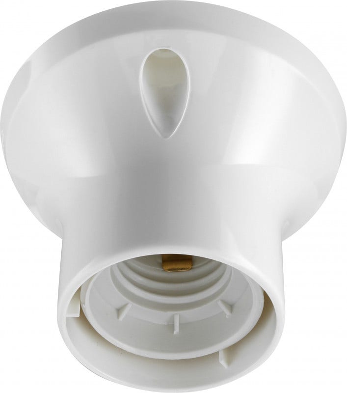 BASE RECTA BLANCA E-27 MARISIO