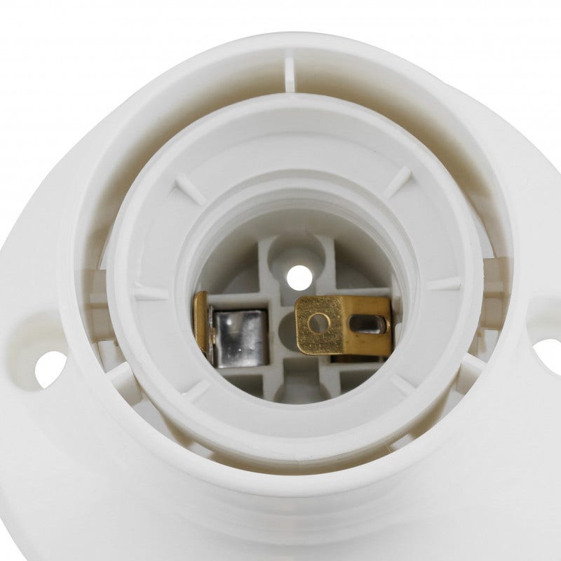 BASE RECTA BLANCA E-27 MARISIO