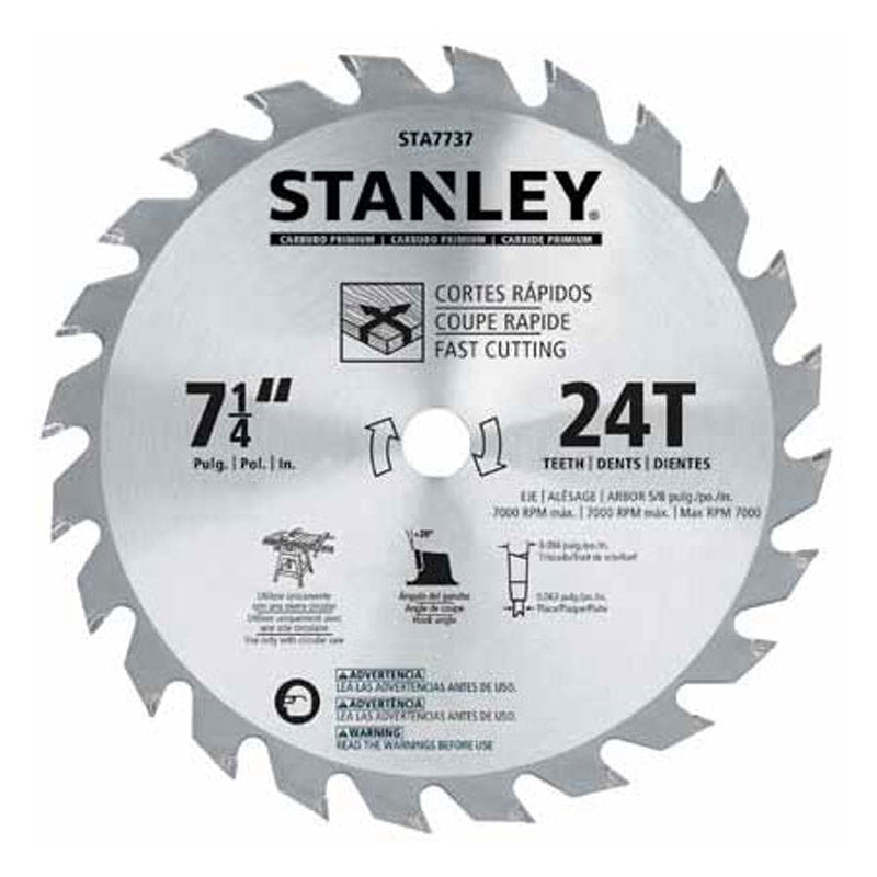 Disco Sierra 7¼" 18 Dientes (7717) Stanley