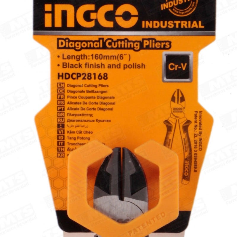 ALICATE CORTE DIAGONAL 6" (HDCP28168) INGCO