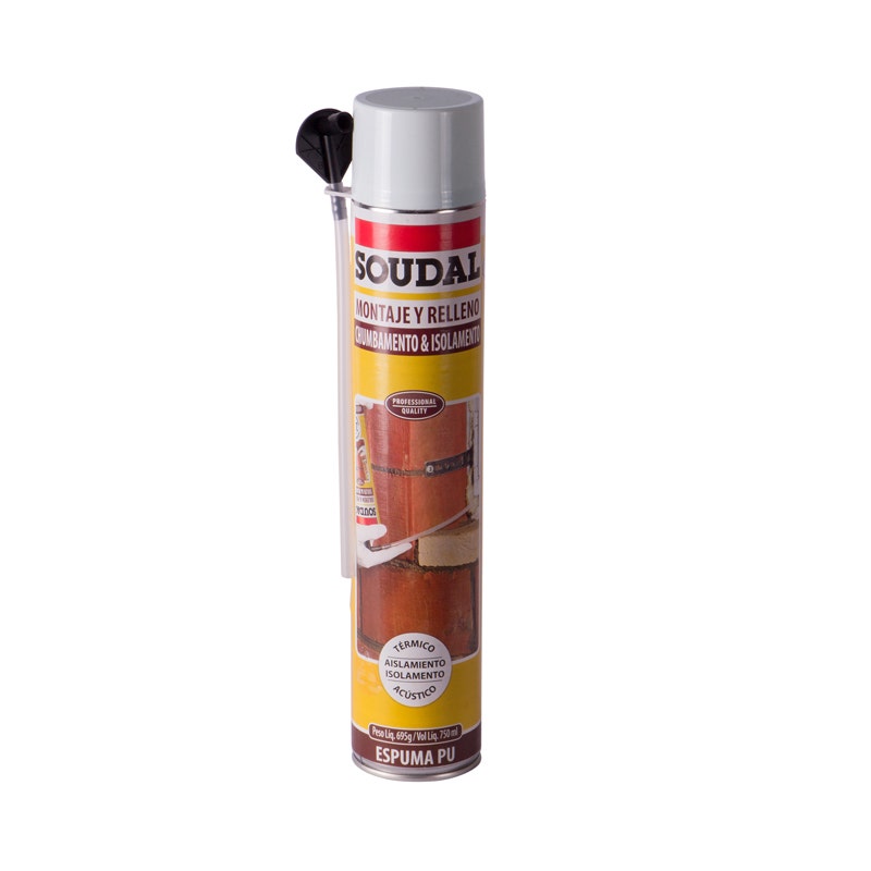 Espuma Poliuretano 750ml 
 Soudal