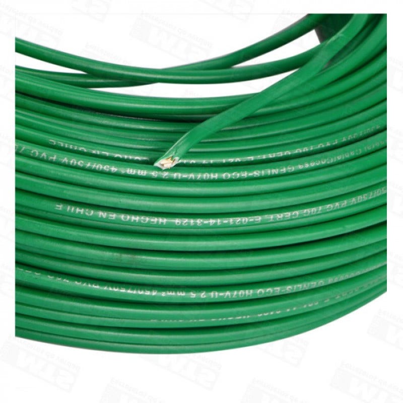 ALAMBRE HO7V-U 2.5MM ROJO X MT