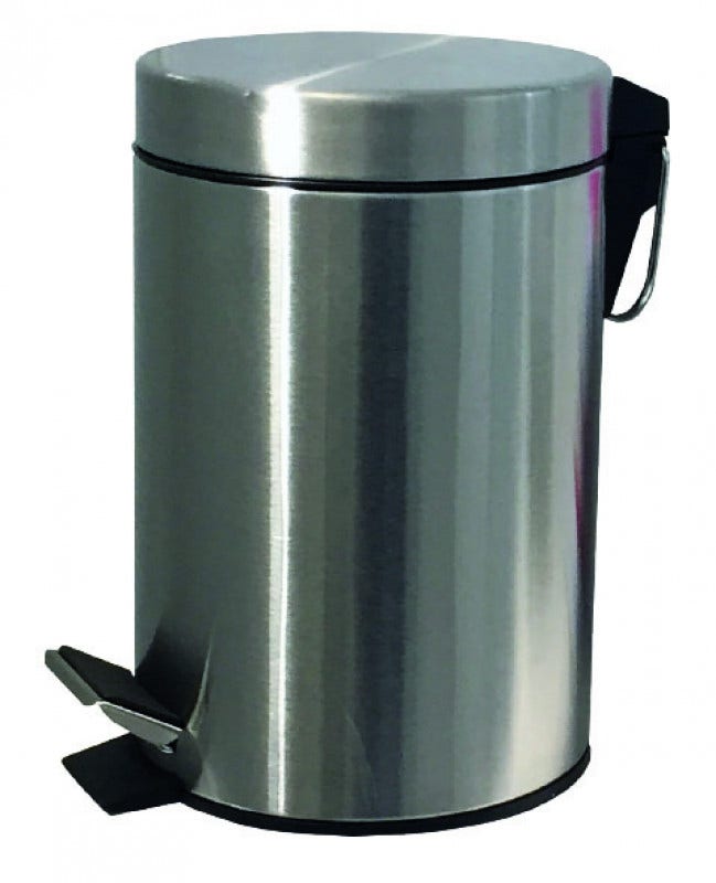 Basurero Acero Inox 8 Lts Taumm