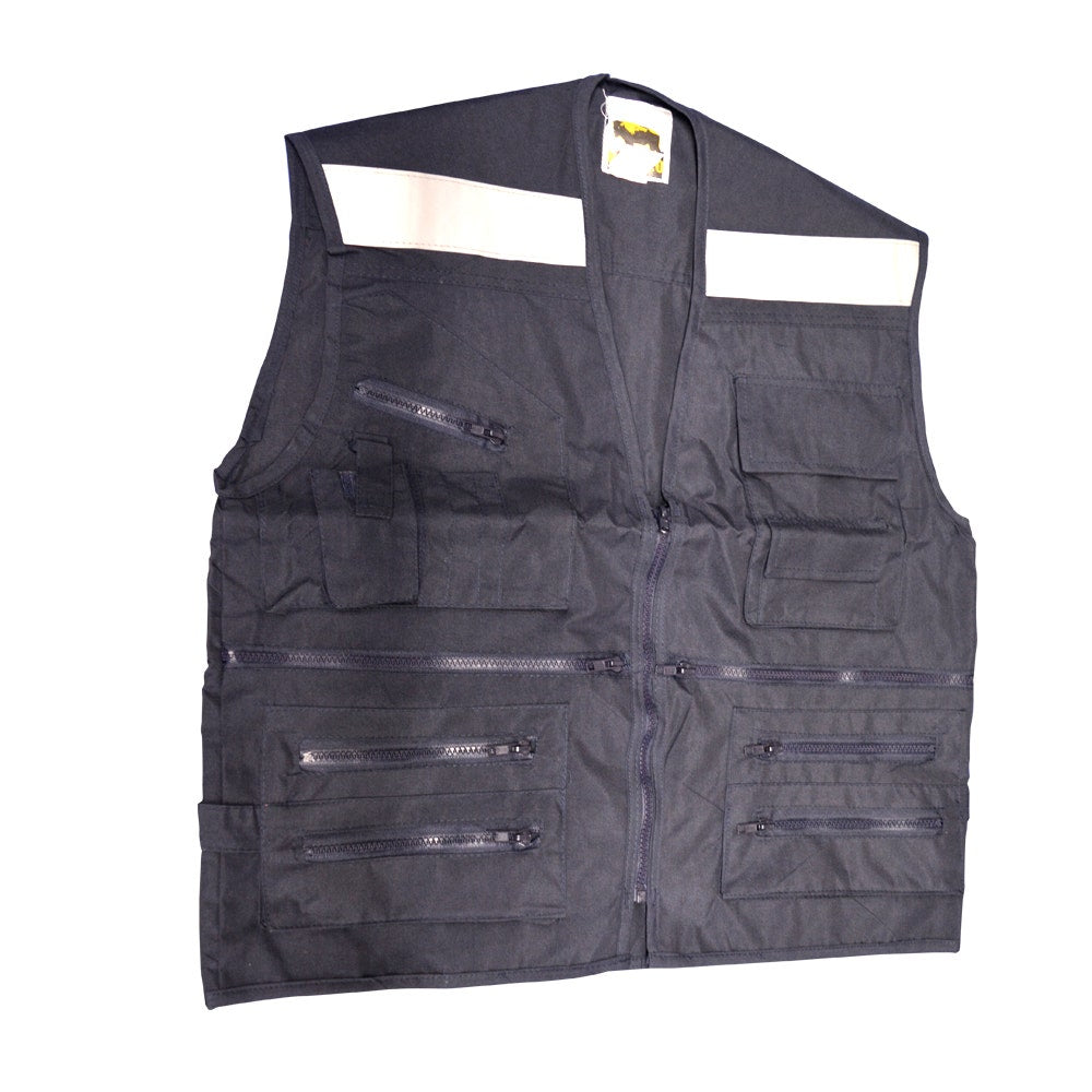 Chaleco Geólogo Poplín con Cinta Azul T-XL Bestx