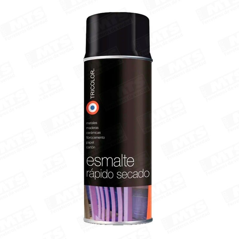 ESMALTE SPRAY NEGRO BRILLANTE TRICO
