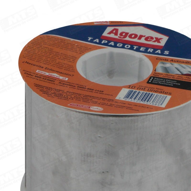 Cinta Tapagoteras Elastosello 10mt 
 Agorex