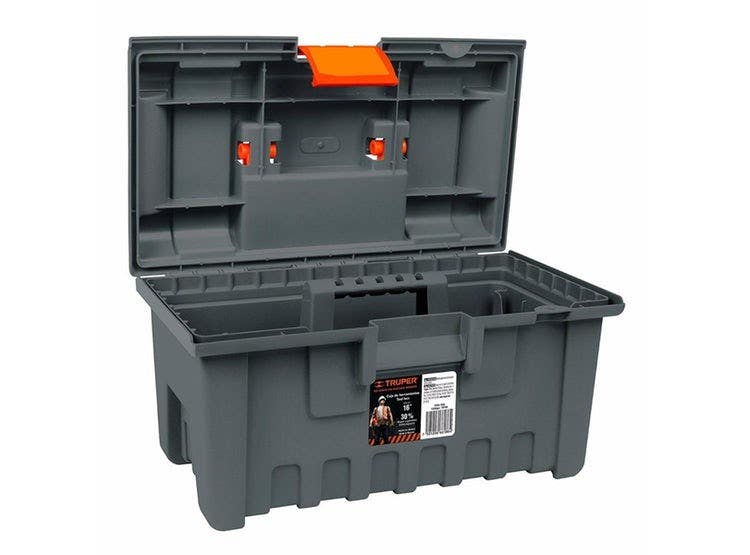 CAJA HERRAM. PLASTICA GRIS Nº16 TRUPER