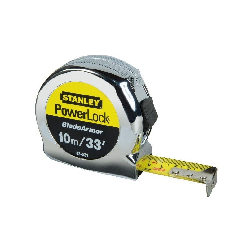 HUINCHA MEDIR 10MT POWERLOCK (33463) STANLEY
