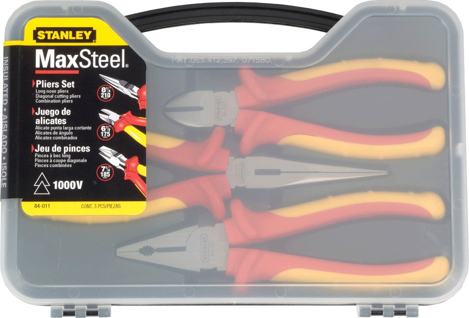Juego Alicates Electric.1000v 3pzas (84011) Stanle
