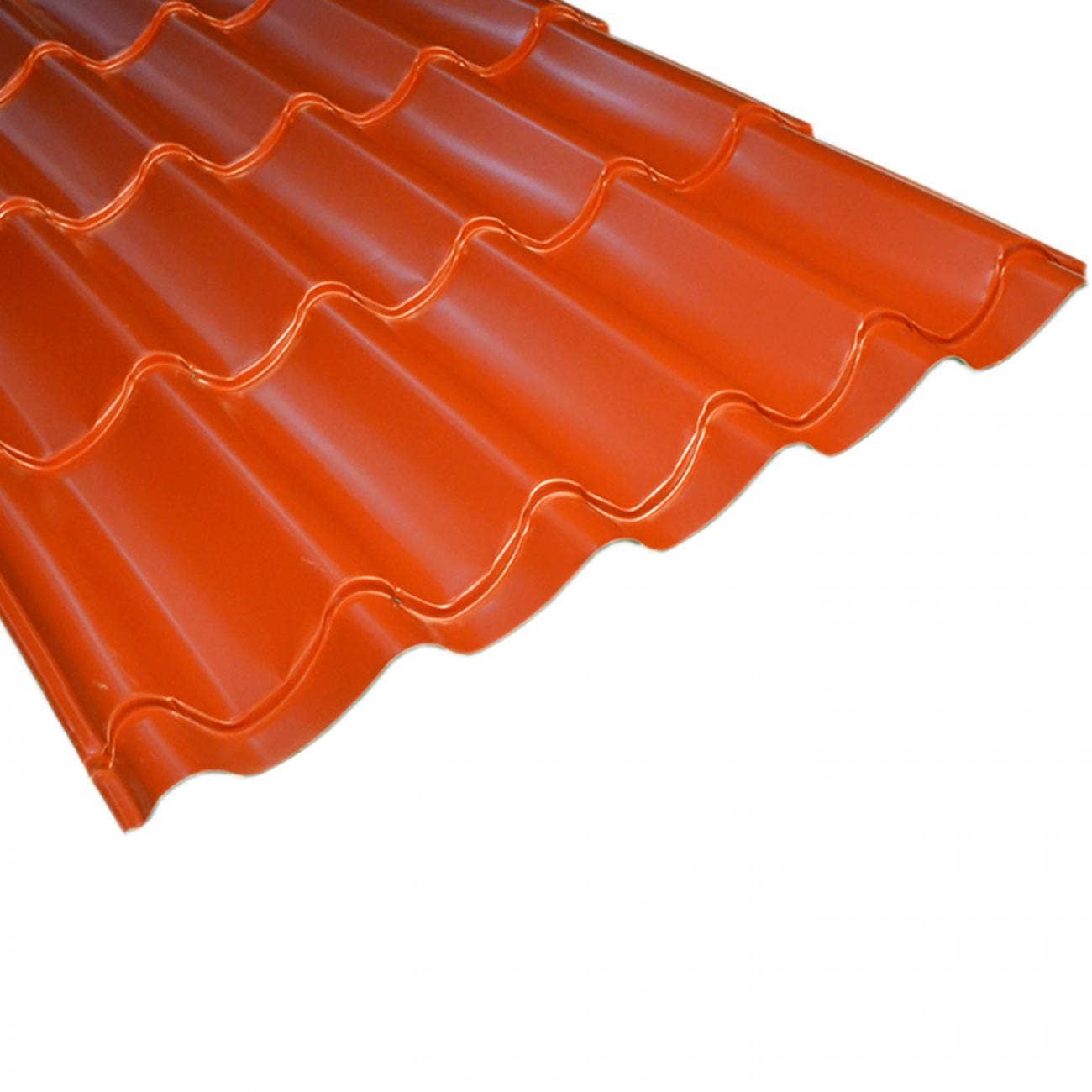 Teja Continua Asturias Terracota 2x1.01mt Inppa