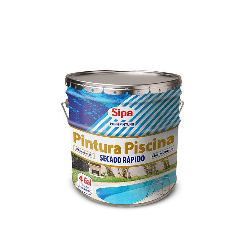 Pintura Piscina Azul Tn Sipa