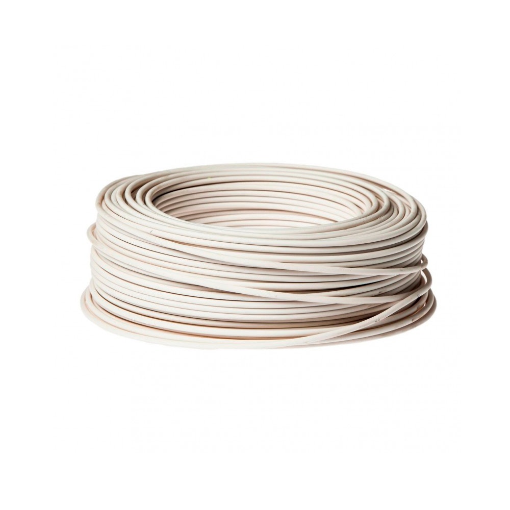 Cable Ara-Z1 2.5mm2 x Rollo 100mt Blanco Libre de Halógeno