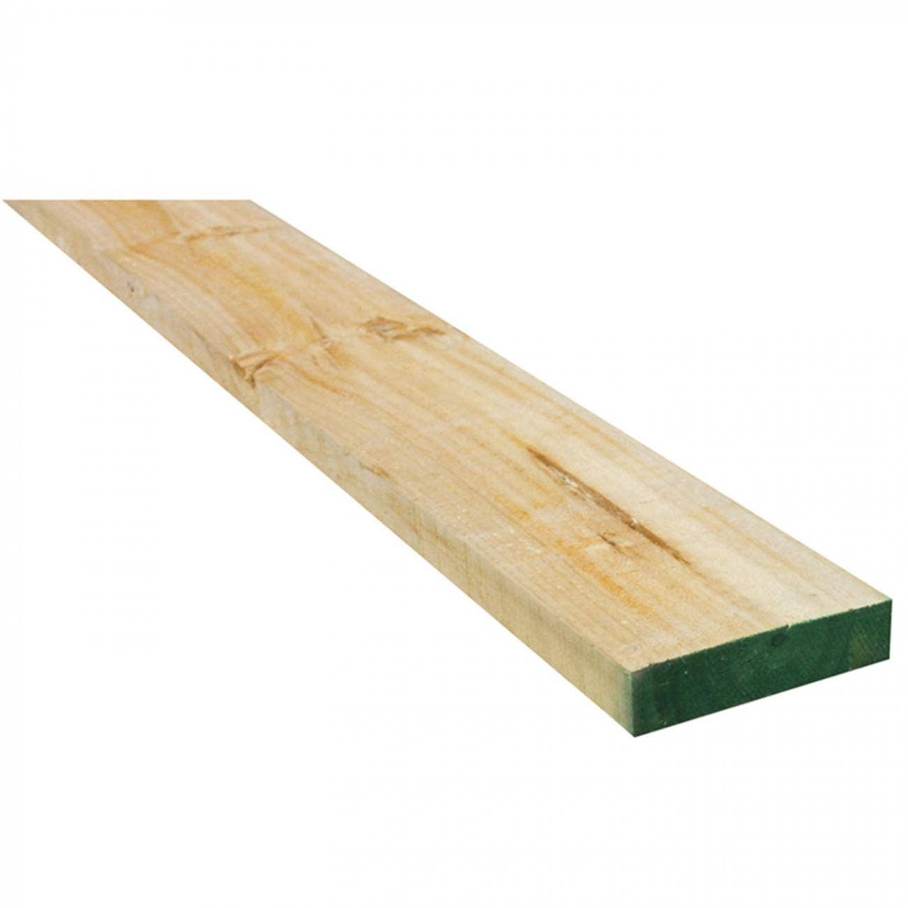 PINO BRUTO VERDE 1 X 4 X 3.20 MT