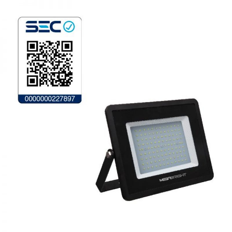 PROYECTOR LED 100W TELCO FLAT PRO 4500K MEGABRIGHT