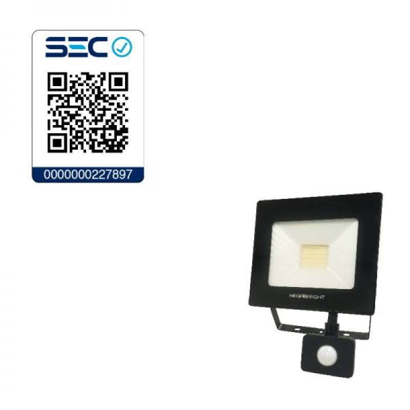 Proyector Led 30w Con Sensor Telco Flat Pro 4500k Megabright
