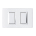 Interruptor Embutido Doble 9/15 Luzica Btcino