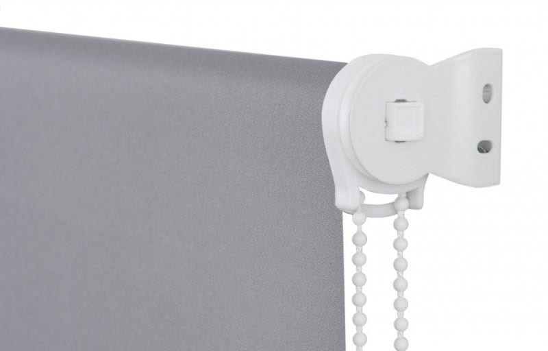 Cortina Roller Blackout Gris 120x165cm Metalhsa
