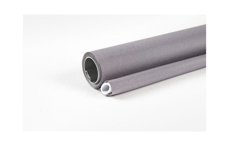 Cortina Roller Blackout Gris 120x165cm Metalhsa