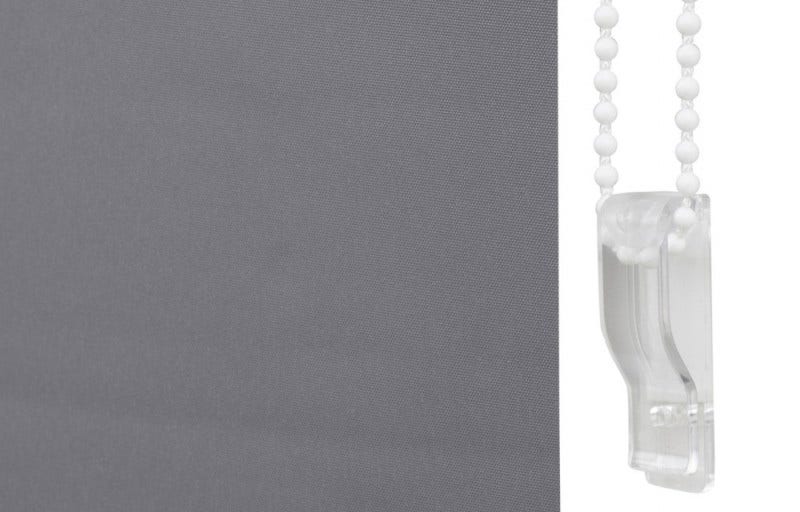 Cortina Roller Blackout Gris 120x165cm Metalhsa