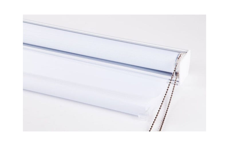 Cortina Roller Zebra Día-Noche Blanco 180x165cm Metalhsa