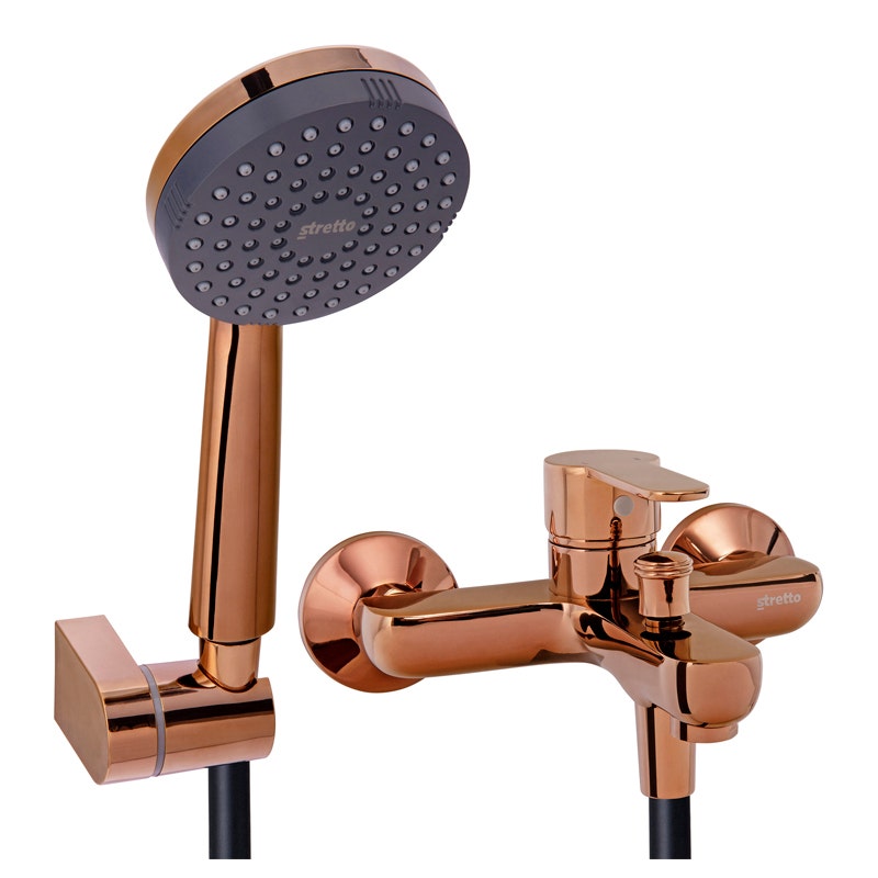 Monomando Tina-Ducha Arona Cobre Stretto