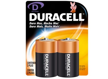 Pilas Duracell D X 2un