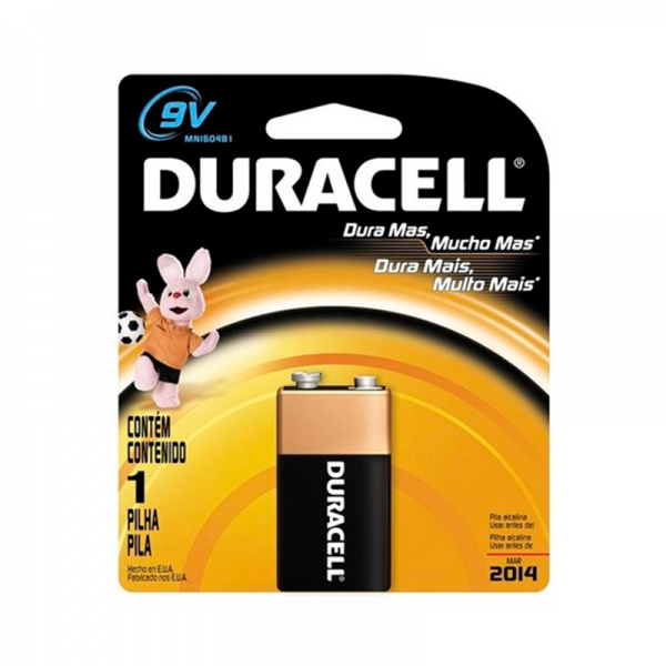 Pila Batería Duracell 9V x1Un