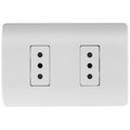 Enchufe Embutido Doble Bipaso 10-16A Luzica Bticino